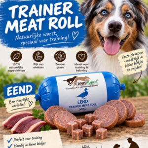 Canis Purus Trainer Meat Roll – Eend 200g