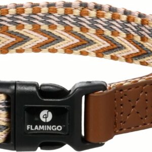 Hond halsband hadria bruin L 45-65cm