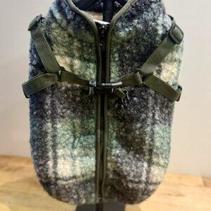 JV dogwalk jacket tartan green 36cm