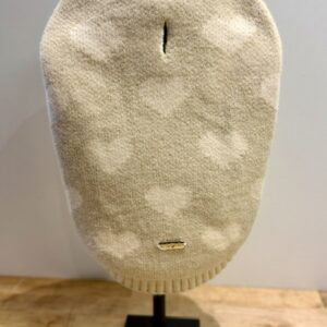 JV dogwalk sweater hearts beige 45cm