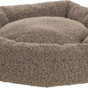 Mand adeline rond bruin 60x60x16cm