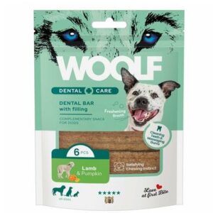 WOOLF Dental Care 6 pcs Lam & Pompoen BAR