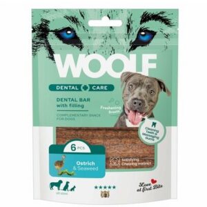WOOLF Dental Care 6 pcs Struisvogel & Zeewier BAR