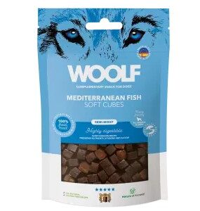WOOLF Soft Cubes - Mediteranean Fish 100g