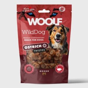 WOOLF WildDog Ostrich & Cod Twisties 100g